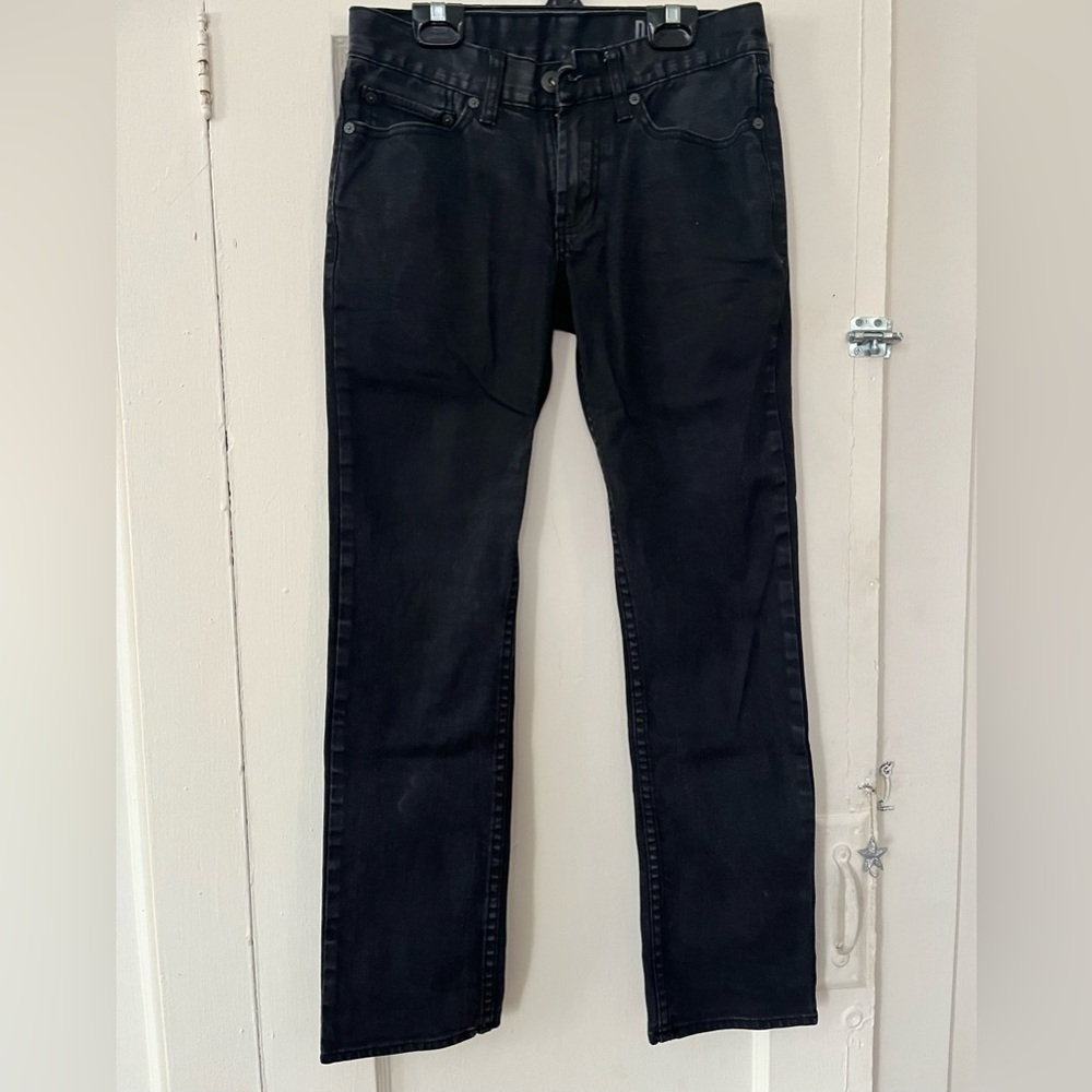 Bull head jeans 28 x 30 black distressed excellent condition